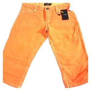 K8 A.b.s orange shorts size 29